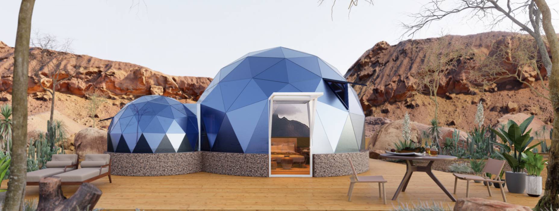 鄞州区球形智能光伏玻璃星空房